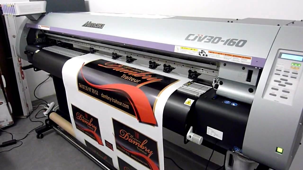 Drucker Cutter Mimaki CJV30-160 für Schnitt hochwertigen Druck auf 160 ...